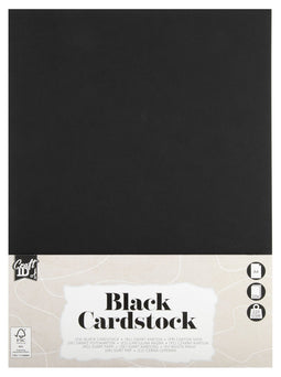 CraftID - Hobbykarton craftid a4 220gr zwart 10 vel | 10 stuks