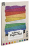 CraftID - Hobbykarton glitter carftid 24x34cm 180gr 10v 10kl | 12 stuks