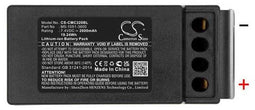 Crane battery LiIon 7.4V 2600mAh replaces Cavotec M5-1051-3600