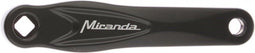 Crank rechts Miranda Alfa 1 170mm - zwart gecoat