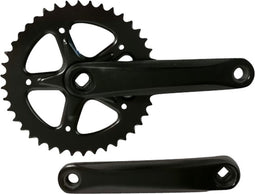 Crankset spieloos 42t staal 18 zwart 170mm - ZWART