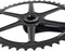 Crankset spieloos 44t aluminium 332 zwart 170mm - ZWART