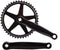 Crankset spieloos 44t aluminium 332 zwart 170mm - ZWART