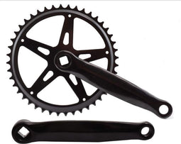 Crankset spieloos 44t staal 18 zwart 170mm - ZWART
