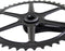 Crankset spieloos 46t aluminium 332 zwart 170mm - ZWART