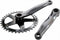Crankset spieloos 46t staal 18 zwart 170mm - ZWART