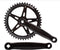 Crankset spieloos 46t staal 18 zwart 170mm - ZWART