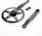 Crankset spieloos 46t staal 18 zwart 170mm - ZWART