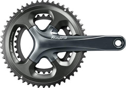 Crankstel 2 x 10 speed Shimano Tiagra FC-4700 - 172,5/52-36 holle as - zwart