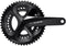 Crankstel 2 x 11 speed Shimano 105 FC-R7000 - 172,5/52-36 holle as - zwart