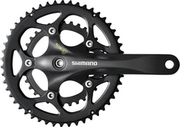 Crankstel 2 x 9 speed Shimano Road FC-RS345 - 175/50-34 Octalink - zwart