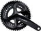 Crankstel 2x11 speed Shimano 105 FC-R7000 172,5/53-39 holle as - zwart