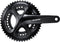 Crankstel 2x11 speed Shimano 105 FC-R7000 172,5/53-39 holle as - zwart