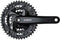 Crankstel 3 x 9 speed Shimano Trekking FC-M371 - 175/48-36-26T - zwart