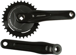 Crankstel 33T Miranda Alfa 1 3/32 - zwart met kap