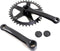 Crankstel 36T | 127mm | Staal | Zwart