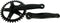 Crankstel 36T Vinty ST 1/8 - 152 mm crankarm - zwart