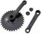 Crankstel 36T Vinty ST 1/8 - 152 mm crankarm - zwart