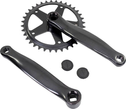 Crankstel 36t Vinty ST 1/8 - 170 mm crankarm - zwart