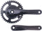 Crankstel 38T Zwart zonder stofkap