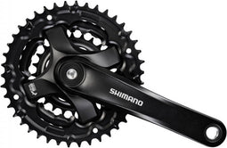 Crankstel 6/7/8 speed Shimano FC-TY501 175mm 42x34x24T - zwart
