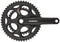 Crankstel 7/8 speed Shimano Tourney FC-A070 Compact 170/50-34T vierkante as - zwart