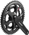 Crankstel 7/8 speed Shimano Tourney FC-A070 Compact 170/50-34T vierkante as - zwart