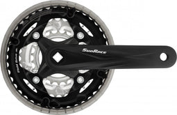 crankstel FCM600 22-32-42T 170 mm zwart/zilver