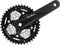 crankstel FCM600 22-32-42T 170 mm zwart/zilver