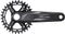 Crankstel Shimano Deore FC-M5100-1 10/11 speed - 30 tands - 170 mm - zwart