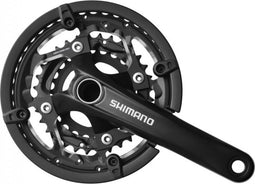 Crankstel Shimano trekking FC-T551 3x10 speed - 175/44-32-24T - incl. BB52 - zwart