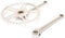 Crankstel Sunrace FCS608 170mm / 38T - 95mm afdekkap voor vierkante trapas - zilver