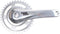 Crankstel Sunrace FCS608 170mm / 38T - 95mm afdekkap voor vierkante trapas - zilver