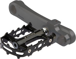 Crankverkorter Mirage aluminium - zwart