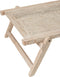 J-Line Tafel Militair Bed Gerecycleerd Hout White Wash - 181.00 x 86.00 x 42.00 cm