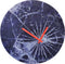Crash wandklok blauw - NeXtime