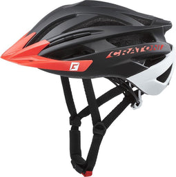 Cratoni Agravic Fietshelm - Maat S/M - (54-58cm) - Zwart Rood