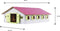 Paardenstal 1:32 - 9 Boxen - Hout - Multicolor