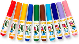 Crayola - Color Wonder - Viltstiften - 10 Mini Viltstiften Magisch Kleuren Zonder Knoeien
