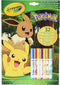 Crayola - Kleurboek - Pokemon Kleur En Activiteiten Boek met 7 Stiften