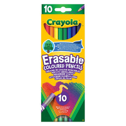 Crayola kleurpotloden uitwisbaar, 10st.