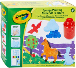Crayola - Knutselset Schilderen met Spons, Creatieve Activiteit en Cadeau-idee, Veelkleurig
