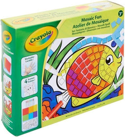 Crayola Mosaic Fun - 4 mozaïekborden incl stiften en foamplaten