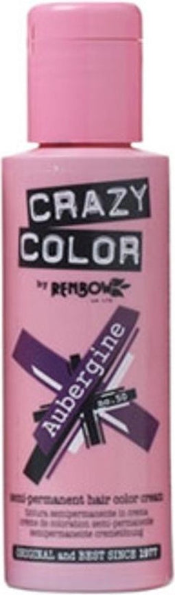 Crazy Color Aubergine 100ml - Haarverf