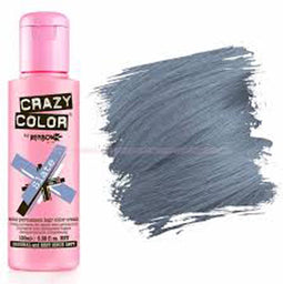 Crazy Color - Slate Metallic Semi permanente haarverf - Blauw