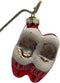 Crazy kerstboom hanger klompen rood