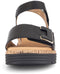 Gabor Florenz - Sandalen - Sleehak - Zwart - Maat: 38