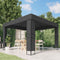 vidaXL - Prieel - met - dubbel - dak - 3x6 - m - wit