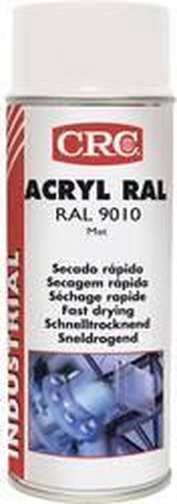 CRC 31066-AA ACRYL-beschermlak RAL 9010 Wit (mat) 400 ml