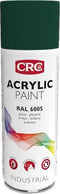 CRC Acryl spuitlak - Lak - Sneldrogend - Kras en UV bestendig - Mosgroen - RAL 6005
